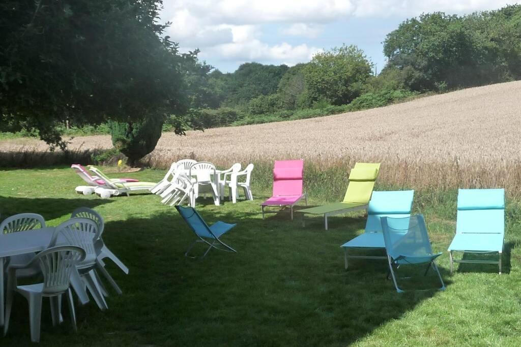 16Bis 1Ch, 2-4Pers, Jardin Les Gites Bigoudens Plonéour-Lanvern Exterior photo